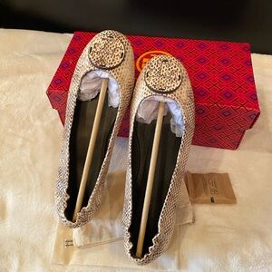 TORY BURCH MINNIE TRAVEL BALLET